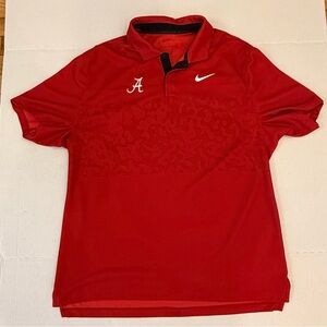 Alabama Tiger Woods collection Nike polo golf shirt